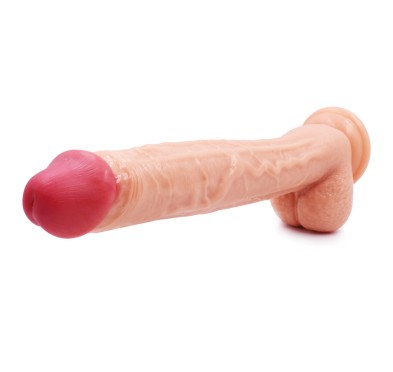 Gruby duży realistyczny penis dildo członek 31cm